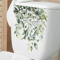 Autocollants de toilette Garvee à motif floral, auto-adhésifs, imperméables et résistants pour salle de bain et toilettes M-203