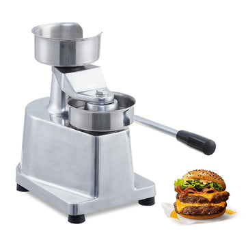 Garvee Burger Galty Maker 6 pouces en alliage d'aluminium, 500 feuilles de papier pour hamburgers, pour restaurants et food trucks