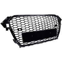 Grille de pare-chocs avant Garvee en nid d'abeille pour Audi A4 B8PA 2013-2016, robuste, ajustement parfait, en plastique, sans logo, modèle européen