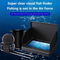 Caméra sous-marine Garvee avec détecteur de poissons, écran 4,3", angle de vision de 220°, batterie 10 000 mAh, portée de 30 m. Accessoire de pêche.