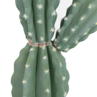 Cactus artificiel Garvee de 89 cm (35 pouces) réaliste en EVA, pot blanc, décoration intérieure et extérieure