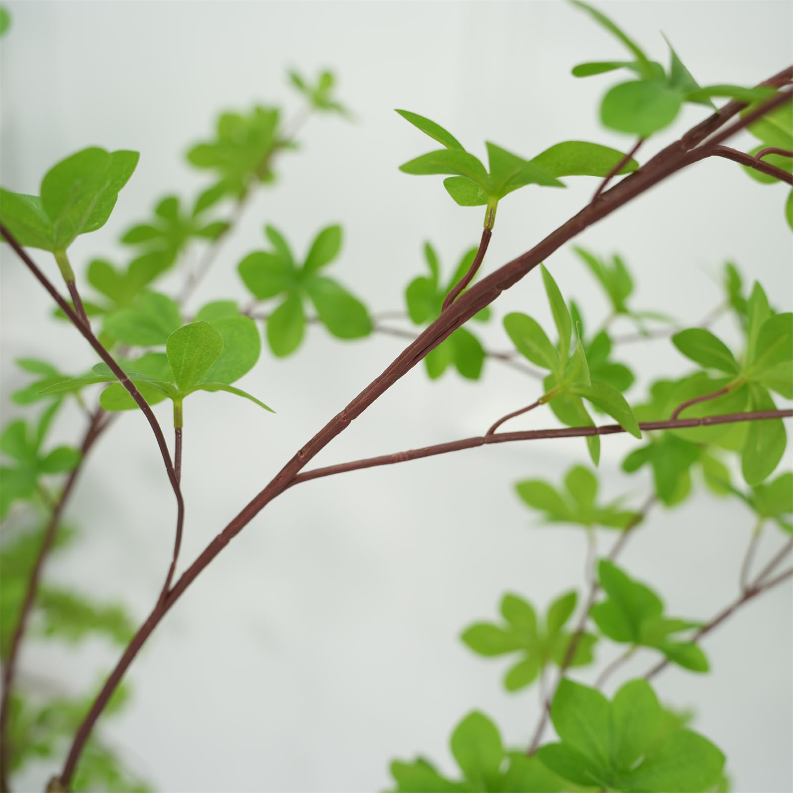 Arbre artificiel Enkianthus Garvee de 150 cm avec feuilles réalistes, en PVC durable, pour la décoration intérieure du salon ou du bureau (vert).