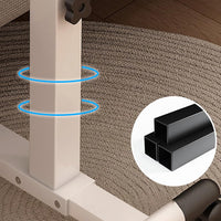 Garvee Table de lit à roulettes, réglable en hauteur, pliable, ergonomique et robuste, idéale pour le bureau et la maison