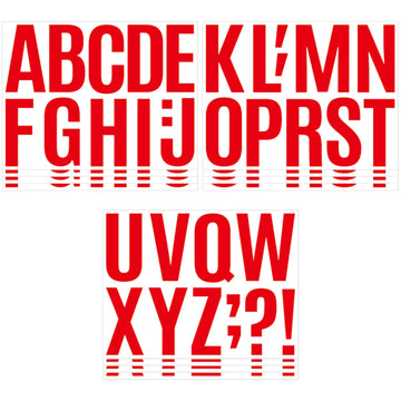 Garvee Grandes Lettres Autocollantes en Vinyle, 272 Pièces, 22 x 30 cm, Multicolores, pour Décoration Extérieure et Loisirs Créatifs