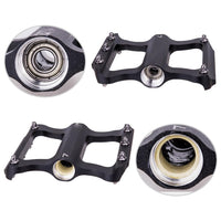 Pédales de vélo Garvee en aluminium 6061 usiné CNC, légères (250 g), plateforme antidérapante, axe en Cr-Mo, pour VTT, vélo de route et vélo pliant, adulte, violet, polyvalentes