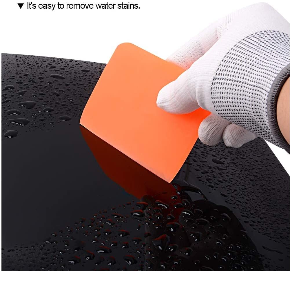 Kit de 3 pièces Garvee pour éliminer les rayures de voiture : gomme de silicone TPU flexible et protectrice pour le nettoyage et la protection de la peinture.