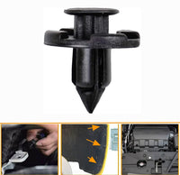 Garvee Kit de 30 clips de réparation automobile universels en plastique de 8 mm pour pare-chocs et ailes