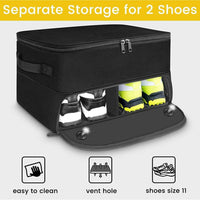 Coffre de golf Garvee, organisateur 2 couches étanche avec 5 compartiments ventilés, portable et robuste, pour accessoires de golf, voiture et extérieur.