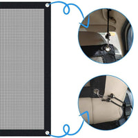 Filet de sécurité pour chien Garvee pour voiture, filet de protection pour coffre, accessoire intérieur universel, 115 x 62 cm, noir