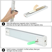 Lot de 3 lampes rechargeables Garvee pour sous-meubles avec télécommande, pour cuisine et placards, 140 lm, intensité variable, magnétiques, blanches