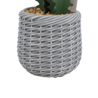 Cactus artificiel Garvee de 90 cm (3 pieds), design réaliste, en plastique vert, pour une utilisation intérieure et extérieure.