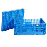 Garvee boîte de rangement , en plastique transparent, empilable, pour la maison et le bureau, polyvalente et robuste - Blau
