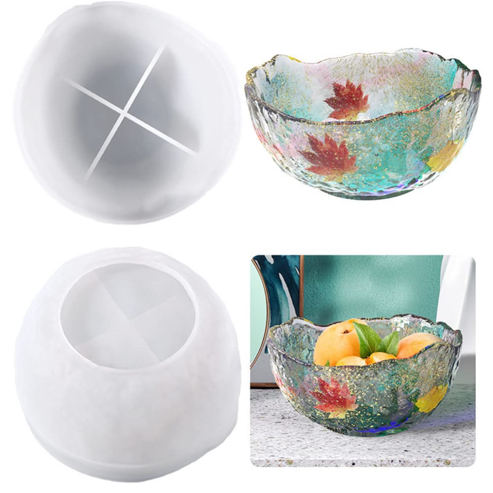 Garvee Epoxyhars Vormen Dienblad Onregelmatig Hars Siliconeen Vorm Kom Fruit Dieblad DIY Sieraden Houder Komvorm