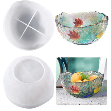 Garvee Epoxyhars Vormen Dienblad Onregelmatig Hars Siliconeen Vorm Kom Fruit Dieblad DIY Sieraden Houder Komvorm