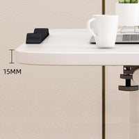 Garvee Table de lit à roulettes, réglable en hauteur, pliable, ergonomique et robuste, idéale pour le bureau et la maison