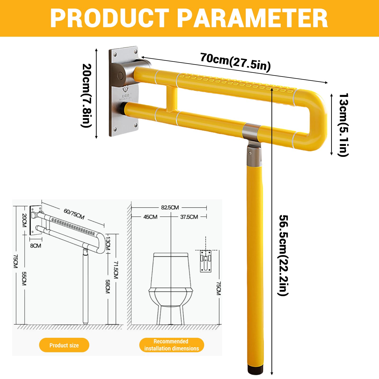 Portant à vêtements robuste Garvee avec étagères et barres de suspension réglables, en acier inoxydable, autoportant et portable, idéal pour la chambre et l'entrée, grand format, argenté.