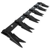 Garvee Barre De Dents Pour Godet 116,8 cm En Acier, Charge Lourde 2068 kg, Sans Perçage, Pour Tracteurs Sub-Compacts, Usage Polyvalent - Noir