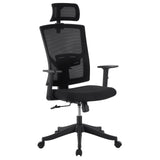 Garvee Chaise De Bureau En Maille Noire, Confort Ergonomique, Dossier Respirant, Bureau, Maison, Design Moderne, Réglable - Tout noir