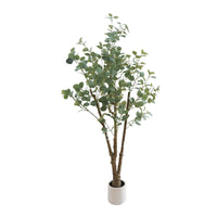 Arbre artificiel d'intérieur Garvee de 1,8 m, réaliste, facile à nettoyer, polyvalent, pour la décoration de bureaux et de fêtes, vert