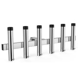 Garvee Support De Canne À Pêche 6 Tubes En Acier Inoxydable, Angle Réglable, Libération Rapide, Compatible Attelage 5,1 cm, Pêche En Plein Air
