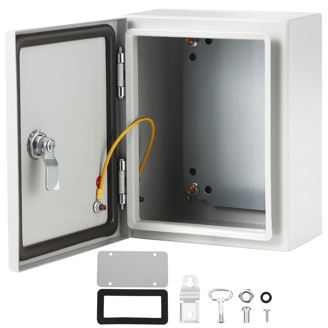Garvee Boîtier en acier Nema 30,5 x 25,4 x 15,2 cm, étanche à l'eau et à la poussière IP66, en acier laminé à froid