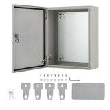 Garvee Boîte électrique extérieure 50,8 × 40,6 × 25,4 cm NEMA 4X Acier IP67 Étanche à l'eau et à la poussière Verrouillable Pour usage intérieur - Grauweiß (Suzhou)