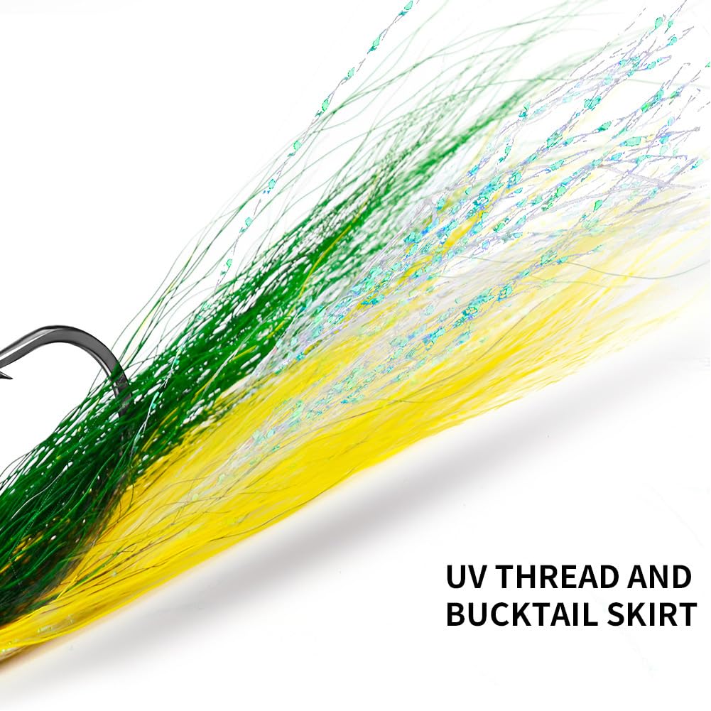 Ensemble de 5 leurres Garvee à queue bosselée pour la pêche en mer, 15 g, pour la pêche en surfcasting et en mer, usage polyvalent