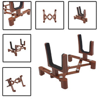 Support d'instrument de musique portable et pliable Garvee avec porte-archet de violon, léger, robuste et pliable pour la scène et les voyages.