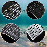 Plateforme de bronzage pour grande tortue Garvee avec 2 ventouses pour aquarium, blanche