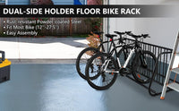 Porte-vélos Garvee, lot de 10, acier thermolaqué, pour garages et événements, 155 cm, robuste et résistant aux intempéries