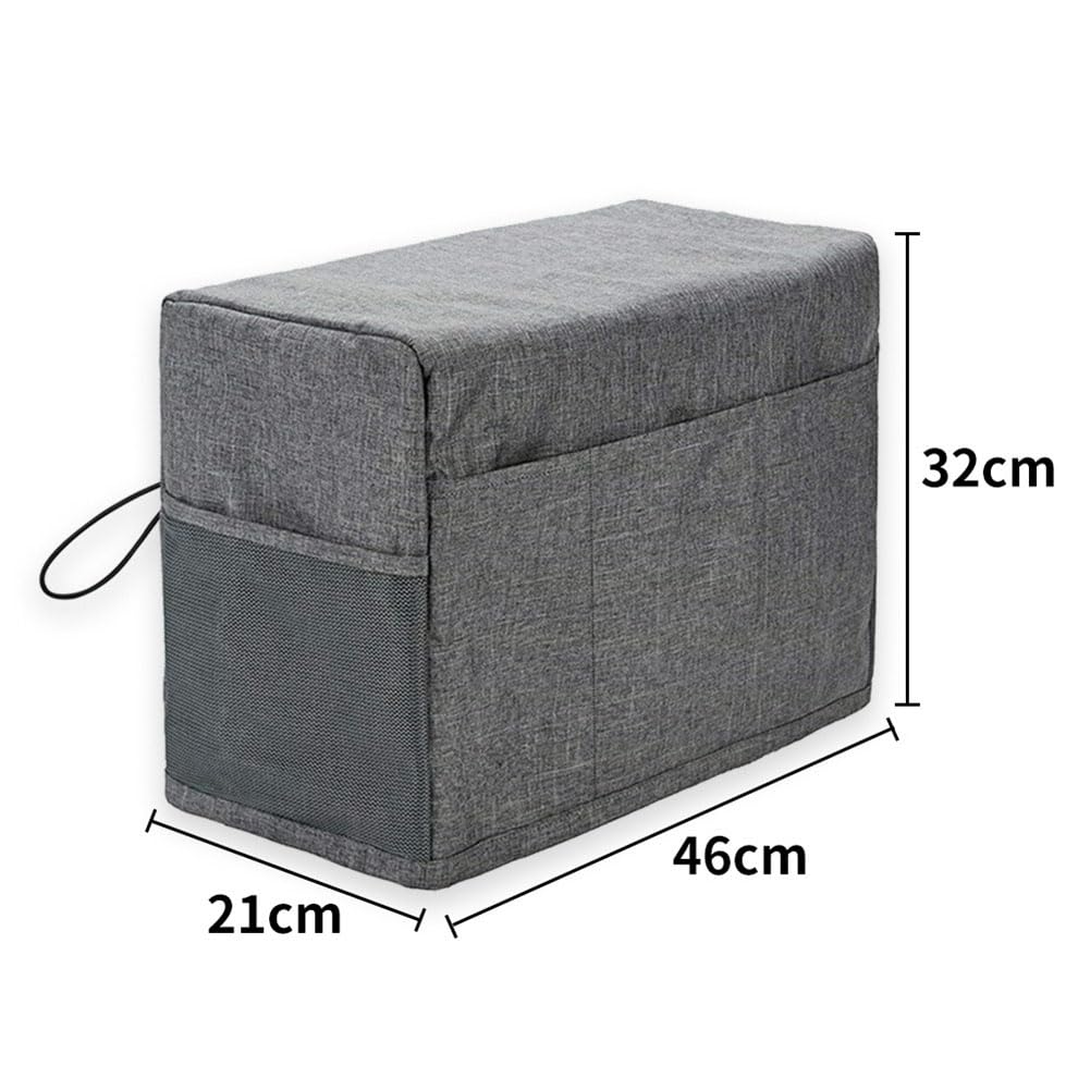 Housse de machine à coudre Garvee, housse anti-poussière universelle pliable en tissu Oxford gris de haute qualité pour atelier de couture