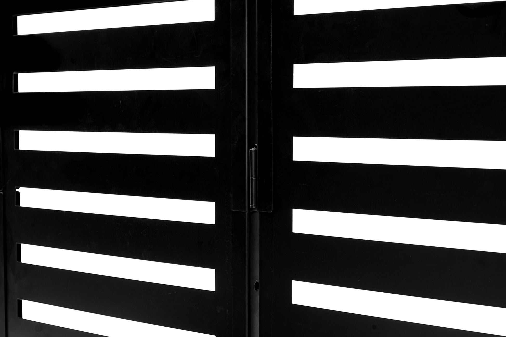 Paravent métallique Garvee avec jardinière, clôture de jardin en 3 parties pour terrasse et jardin, robuste, pliable, auto-drainante, cadre en métal