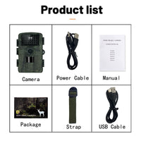 Caméra de surveillance Garvee Wildlife Camera 32MP 1080P WiFi IP66 étanche pour la chasse en extérieur avec vision nocturne (noire)