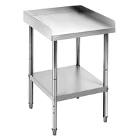 Table de grillade Garvee en acier inoxydable, hauteur réglable, 30 x 60 x 75 cm, capacité de charge de 180 kg, certifiée NSF, pour usage commercial et domestique, construction robuste, argent