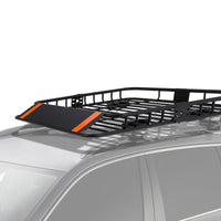 Panier de toit Garvee 117 x 91 x 13 cm en acier thermolaqué pour SUV, camions et camping-cars, capacité de charge de 90 kg