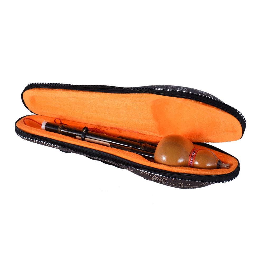 GARVEE Flûte Hulusi professionnelle en bambou violet, instrument à vent traditionnel fait main, tonalités Do et Si bémol