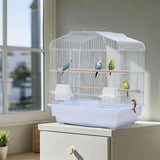 Cage de transport Garvee pour petits oiseaux avec structure métallique, portable, facile à nettoyer, pour canaris et perruches ondulées