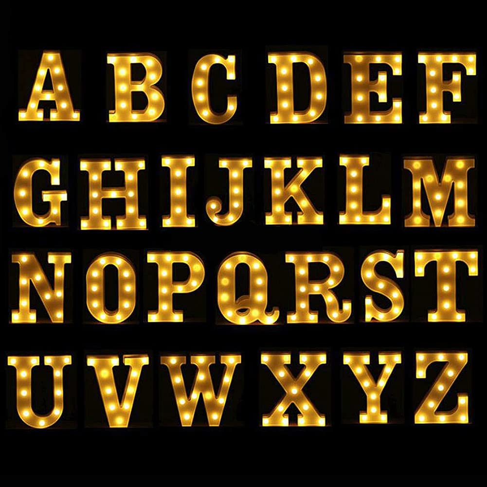 Garvee Enseigne lumineuse LED « Liefde » 22 cm, veilleuse à piles pour décoration de fêtes intérieures et extérieures