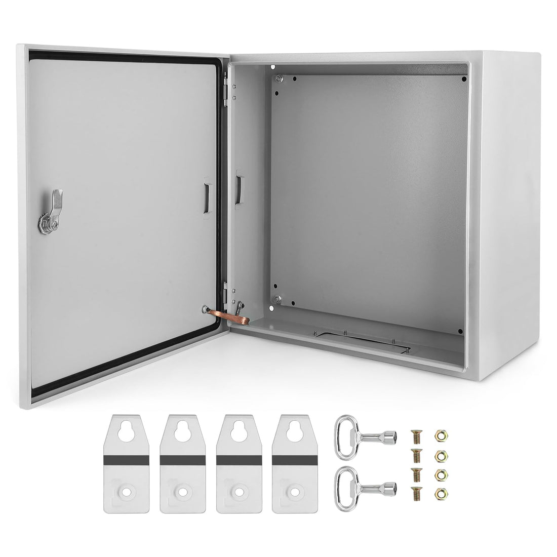 Garvee Boîte de distribution électrique extérieure 40,6 x 40,6 x 20,3 cm IP66 étanche à l'eau et à la poussière