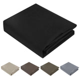 Garvee Abri De Rangement Vélo Extérieur Robuste 420D Oxford Imperméable UV Résistant Cadre Acier Zippé Noir 156x220x165cm Jardin