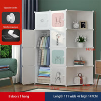 Armoire enfant Garvee, modulable, empilable, robuste et imperméable, 35,5 x 35,5 x 35,5 cm
