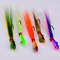 Ensemble de 5 leurres Garvee à queue bosselée pour la pêche en mer, 15 g, pour la pêche en surfcasting et en mer, usage polyvalent