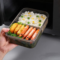 Boîte à bento hermétique Garvee, 2 compartiments, étanche, 1100 ml, sans BPA, légère, idéale pour l'école et le bureau