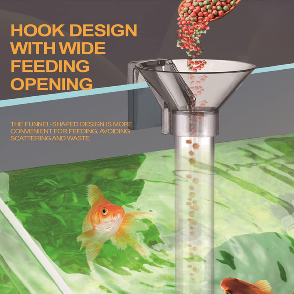 Ensemble de mangeoires Garvee pour poissons et crevettes, en verre cristal, grande capacité, accessoires d'aquarium, polyvalent, transparent