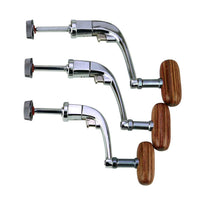 Moulinet de pêche universel Garvee avec poignée en métal, moulinet pliable pour la pêche en mer, léger et durable, robuste