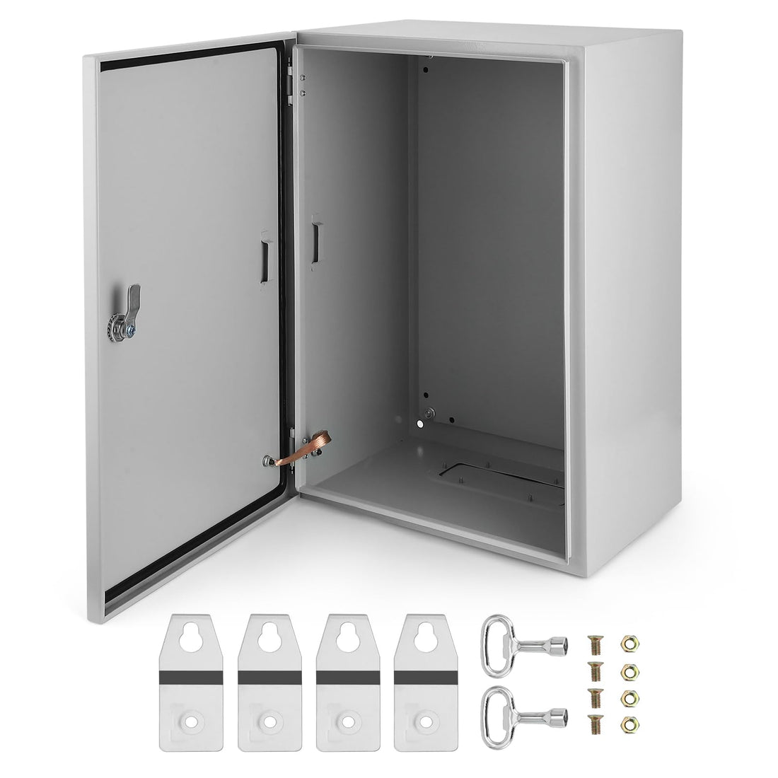 Garvee Boîte électrique extérieure 50,8 x 30,5 x 25,4 cm NEMA 4X en acier IP66 étanche à l'eau et à la poussière