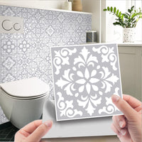 Garvee Lot de 24 stickers vinyle vintage imperméables en PVC, autocollants décoratifs pour cuisine, salle de bain et maison, modèle ET241