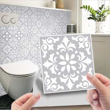 Garvee Lot de 24 stickers vinyle vintage imperméables en PVC, autocollants décoratifs pour cuisine, salle de bain et maison, modèle ET241
