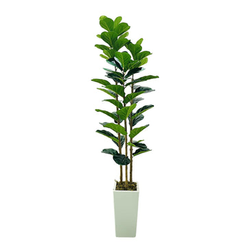 Arbre artificiel d'intérieur Garvee de 1,8 m (6 pi) réaliste, sans entretien, polyvalent et durable, vert