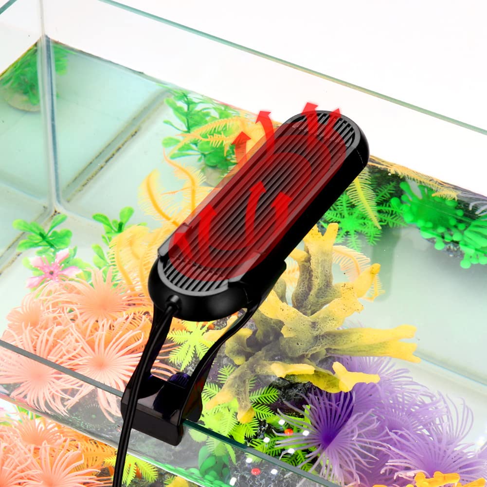 Lampe LED à pince Garvee pour aquarium avec minuterie réglable pour plantes d'eau douce, polyvalente, lumière vive, durable